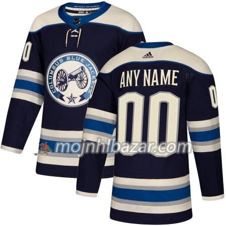Dresovi Columbus Blue Jackets Custom Adidas 2018-2019 Alternate Authentic - Muške